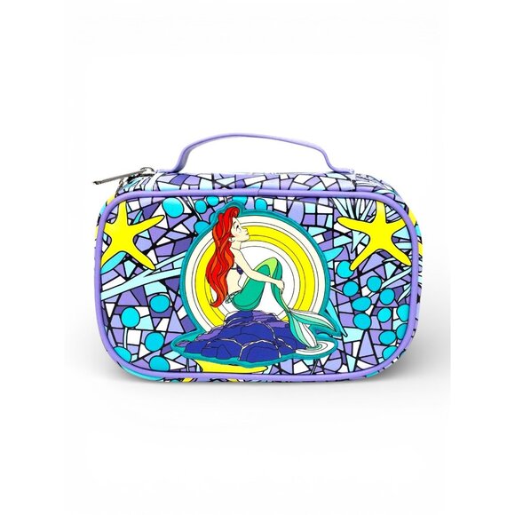 Buckle-Down Handbags - Disney The Little Mermaid Ariel Stained Glass Makeup Bag by Buckle-Down